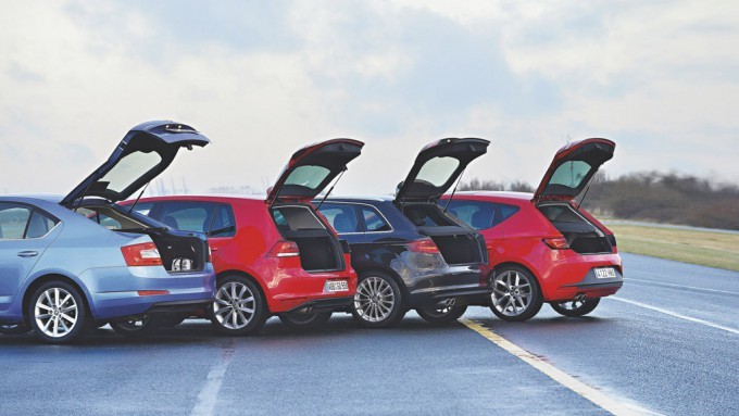 Audi A3 kontra Volkswagen Golf, Skoda Octavia i Seat Leon: rodzinny pojedynek