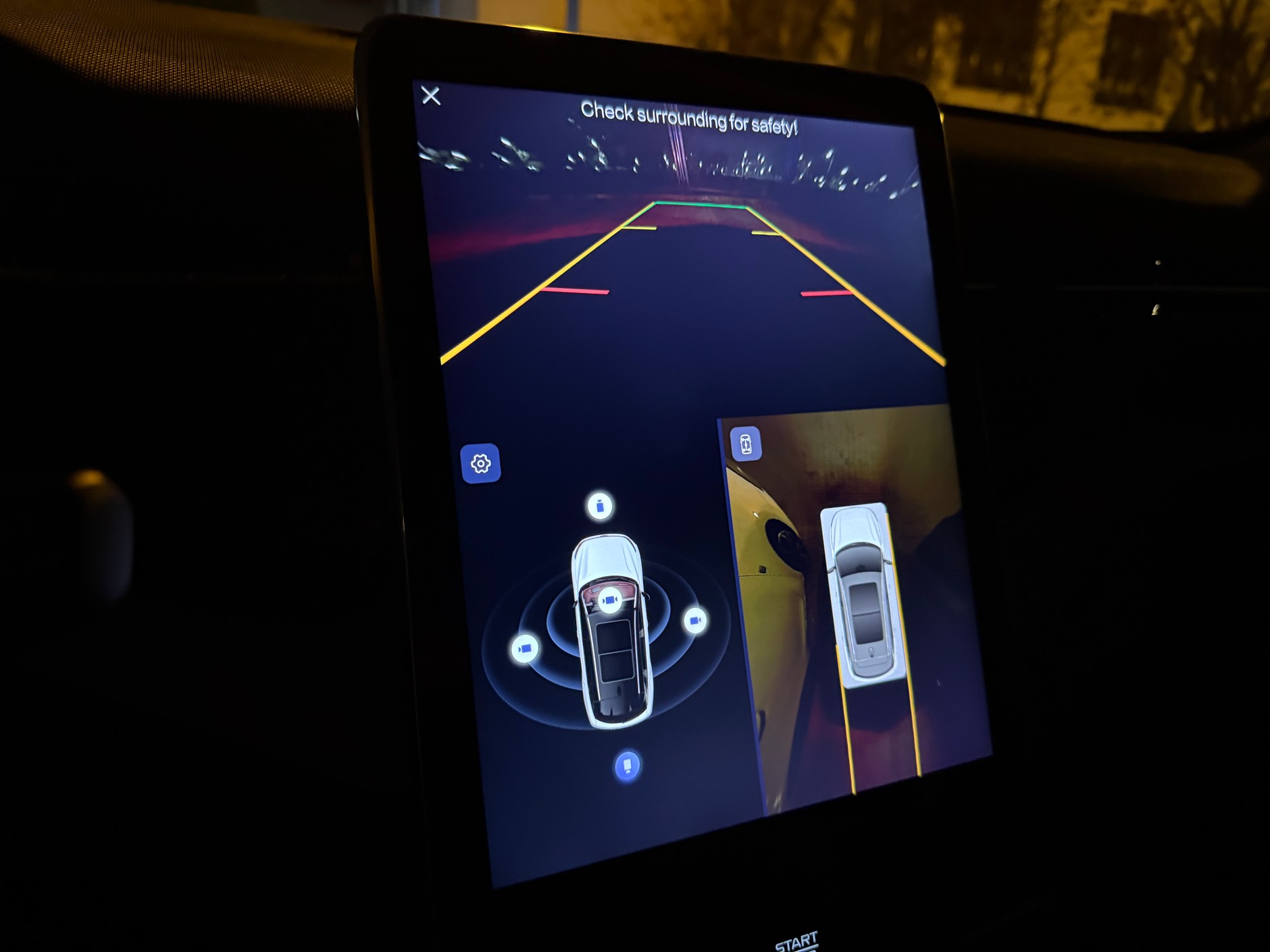 Bestune T90 1.5 Business: w nocy przy słabym oświetleniu tylna kamera jest niemal ślepa