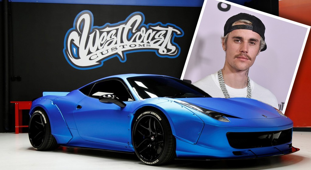 Justin Bieber Ferrari 458