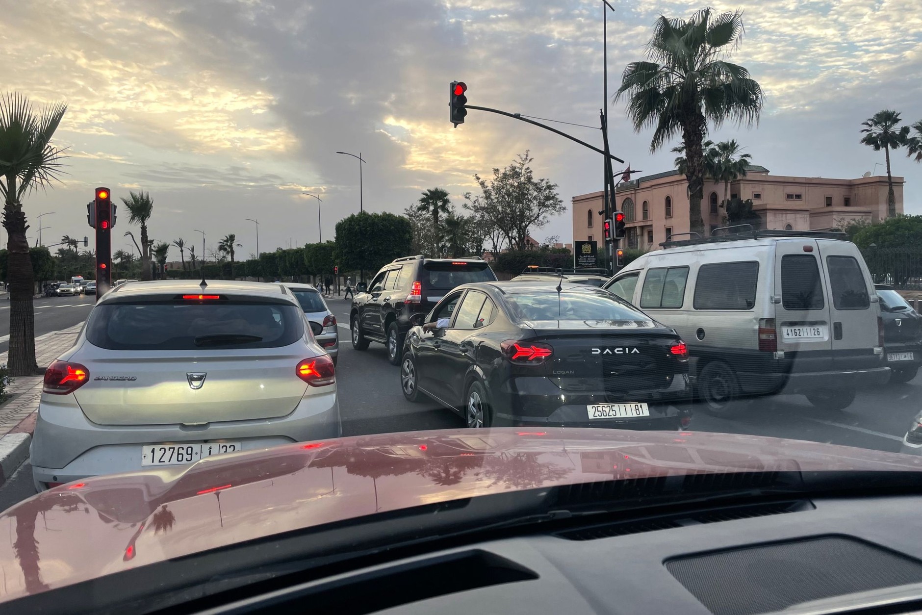 Ruch drogowy w Marrakeszu