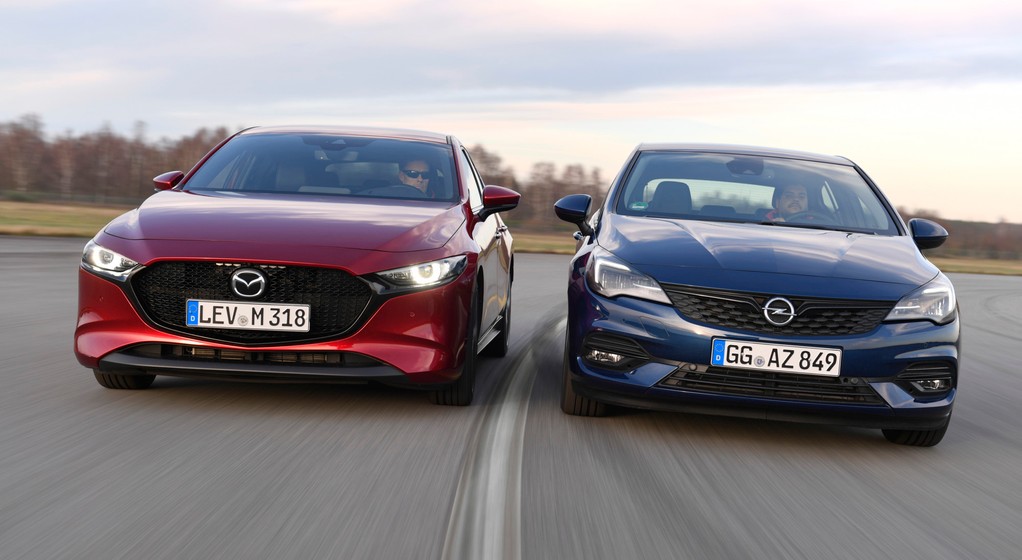 Porównanie: Mazda 3 i Opel Astra