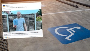 Absurdalna sytuacja na parkingu. Dostał mandat, bo cień auta padał na niedozwolone miejsce