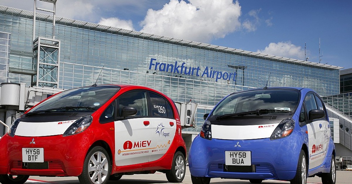 Mitsubishi i-MIEV rozpoczyna służbę na lotnisku we Frankfurcie