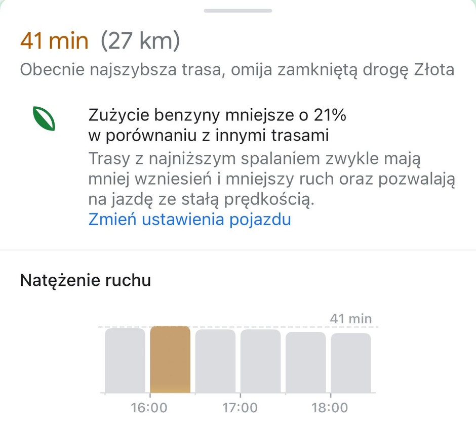 Nawigacja Google Maps (zdjęcie zrzutu ekranowego)