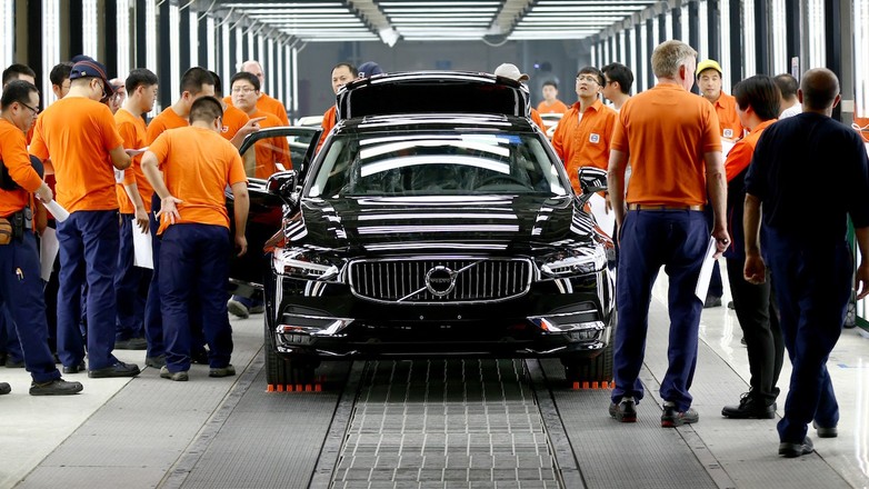 Produkcja Volvo w Chinach