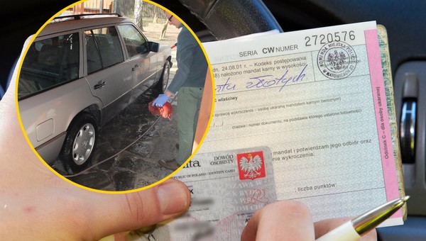 Mandat za mycie auta przed domem — czy to prawda, że można go dostać?