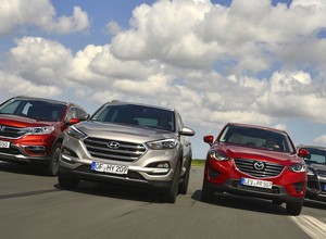 Czy SUV z Korei pokona rywali? Hyundai Tucson kontra Honda CR-V, Mazda CX-5 i Ford Kuga