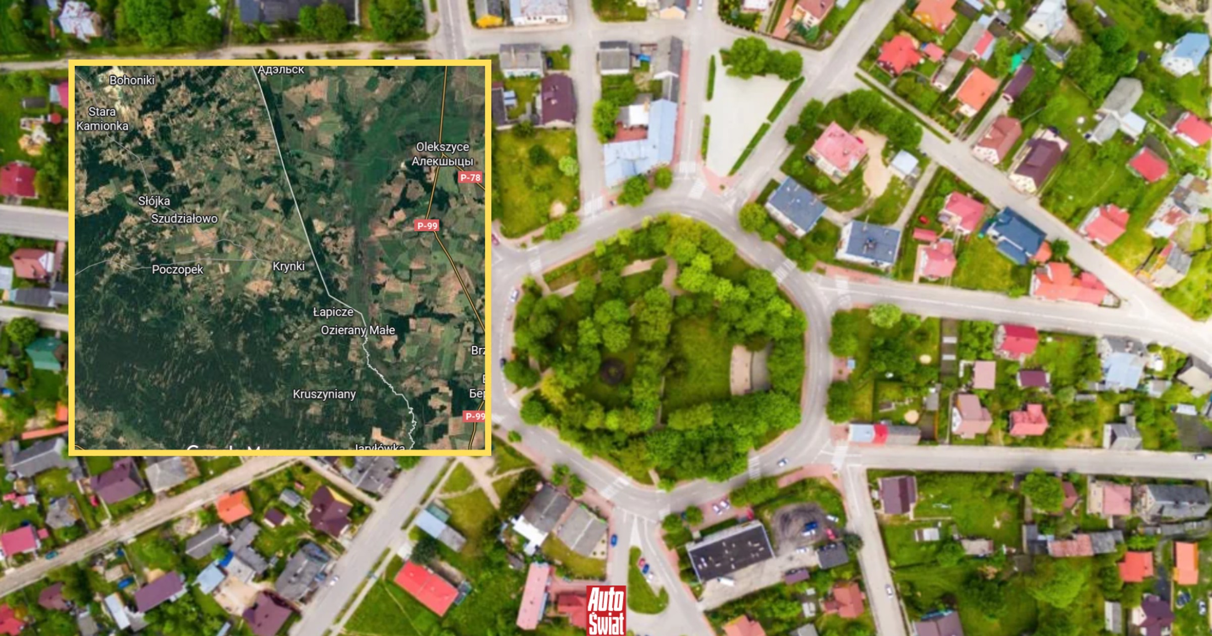 Dwutysięczne miasto ma największe rondo w Polsce. Ewenement na skalę Europy