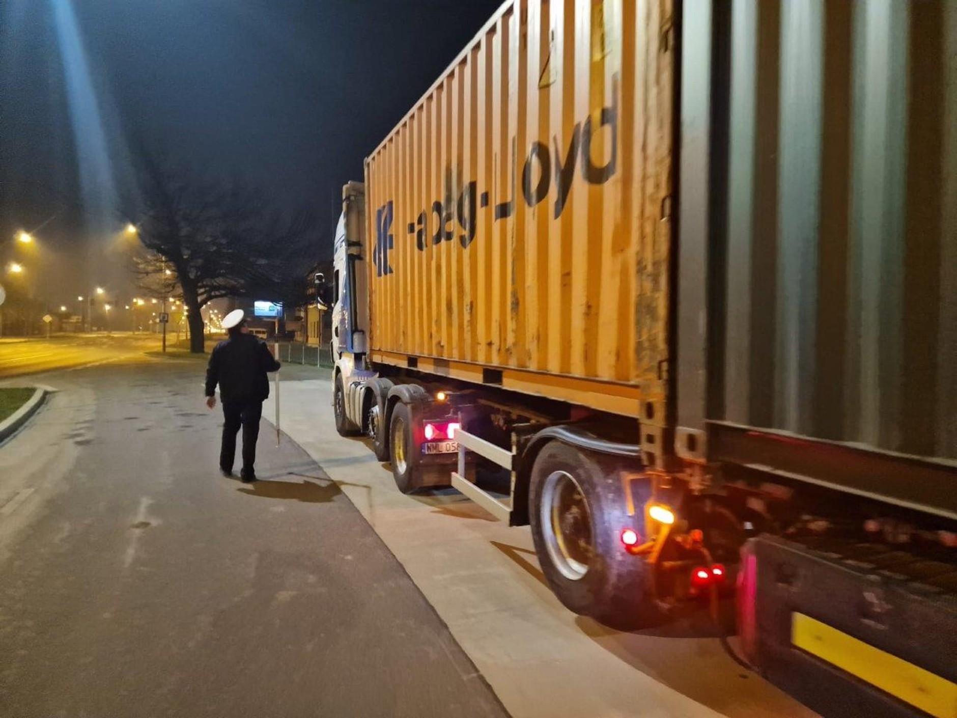 Niespodziewane wyniki kontroli kierowcy ciężarówki