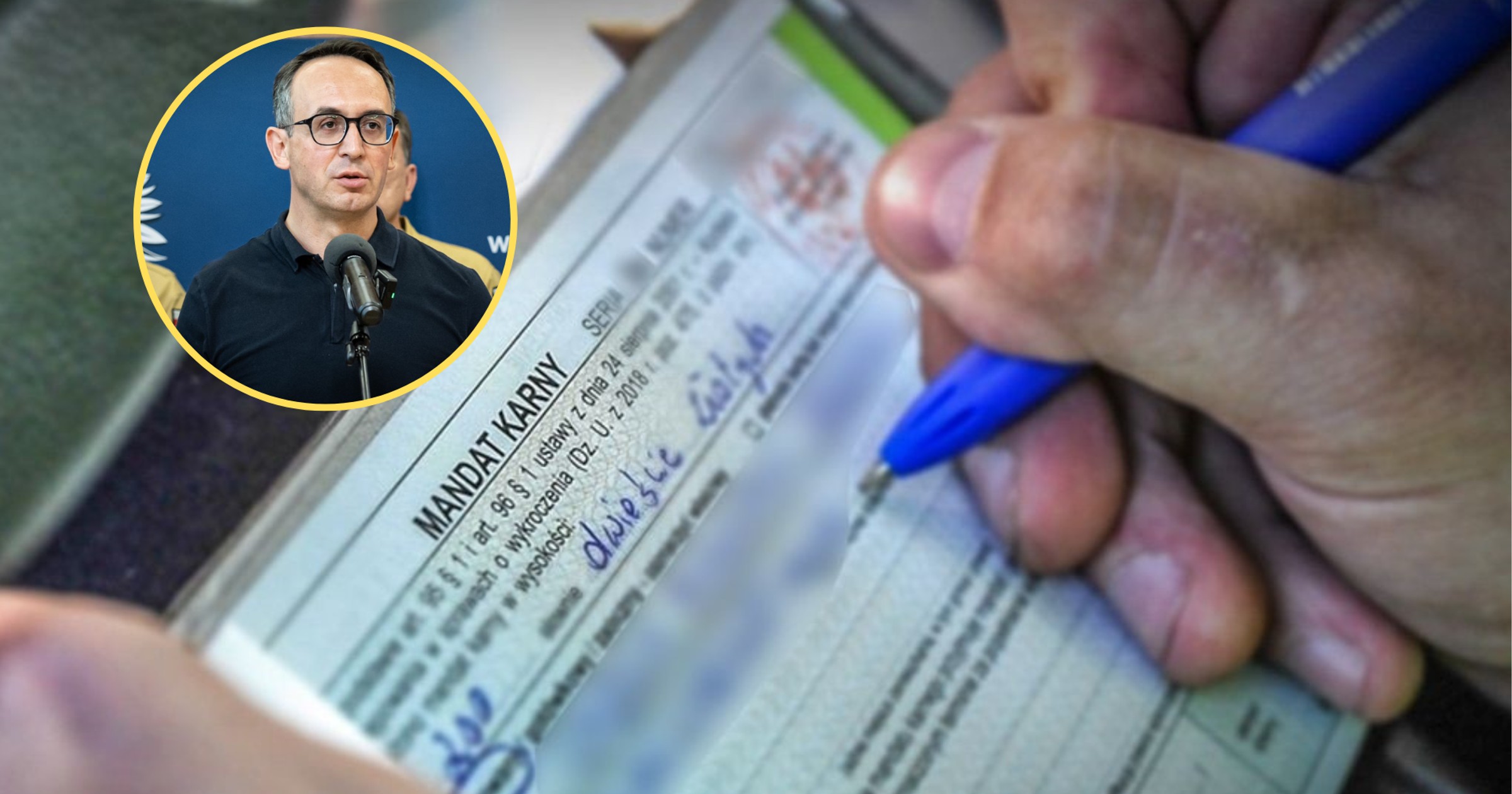 Minister Infrastruktury Dariusz Klimczak (w kółku) chce zlikwidować możliwość odpisania części punktów w ramach kursów za najcięższe wykroczenia (fot. mat. pras.)