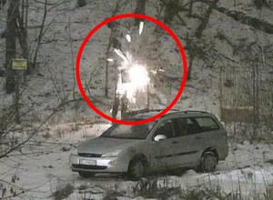 Podjechał autem pod składowisko odpadów. Chwilę później pojawiły się iskry