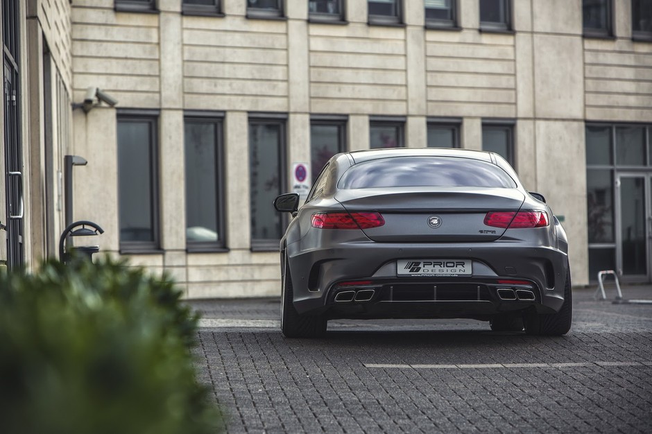 Przypakowana S-klasa Coupe od Prior-Design