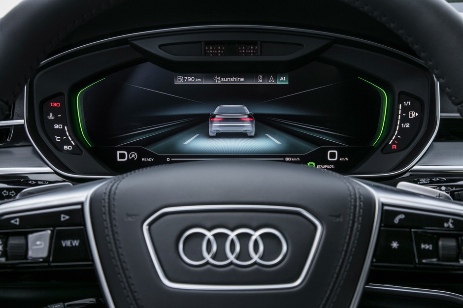 Audi A8 z pilotem do jazdy w korkach