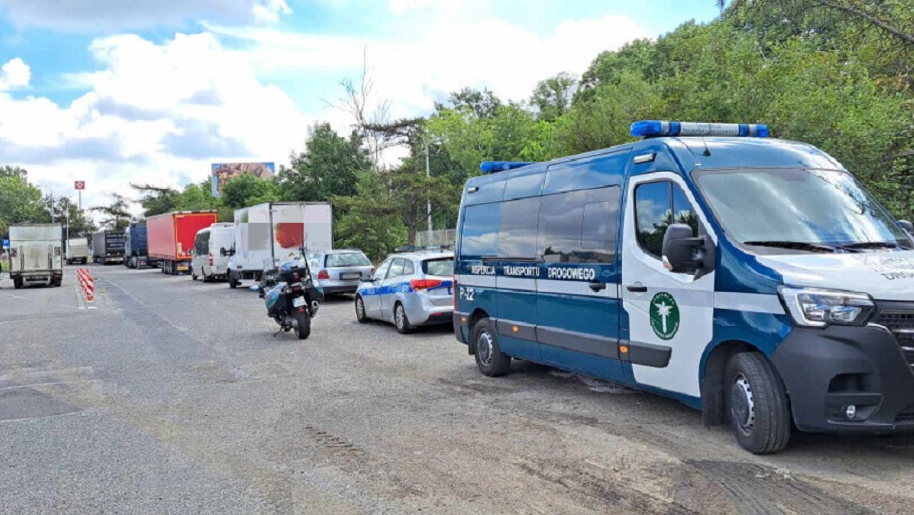 Miejsce pomiaru wagi pojazdów ciężarowych