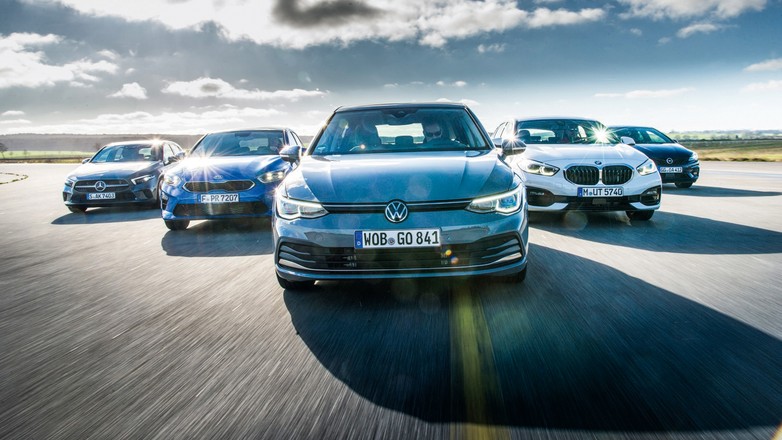 Porównanie: W Golf VIII kontra BMW serii 1, Kia Ceed, Mercedes klasy A i Opel Astra
