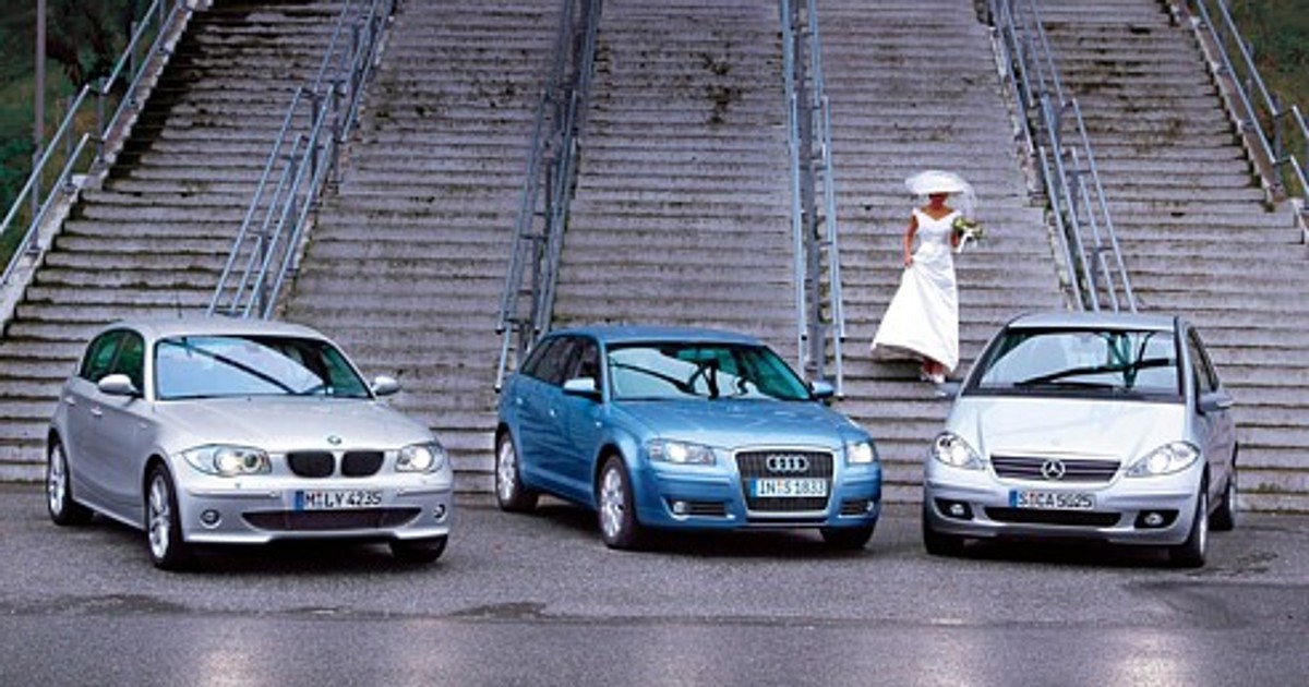 Audi A3 2.0 TDI, BMW 120d, Mercedes A 200 CDI - Trzech ognistych amantów