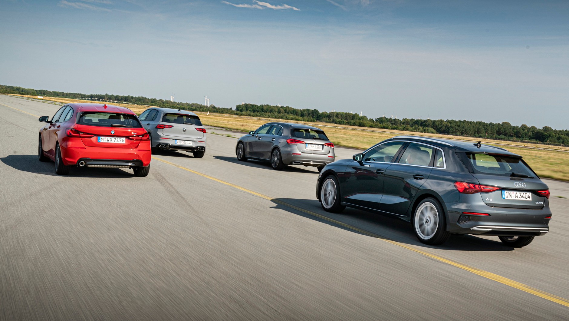 Porównanie: Audi A3, BMW serii 1, Mercedes klasy A i VW Golf