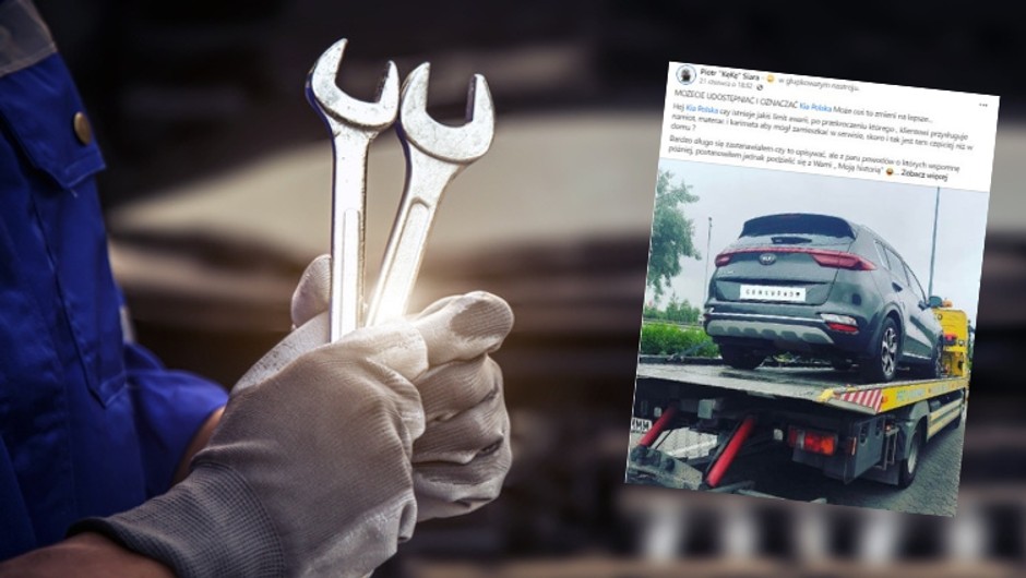 Auto Piotra "Kęki" Siary w ciągu trzech lat trafiało do warsztatu dziewięć razy z tą samą awarią (Screen: Facebook/KeKeOficjalnie)