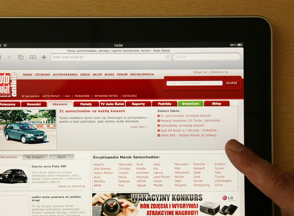 Czy iPad przyda się w samochodzie?