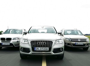 Audi Q5 kontra BMW X3 i VW Tiguan: który SUV okaże się najlepszy