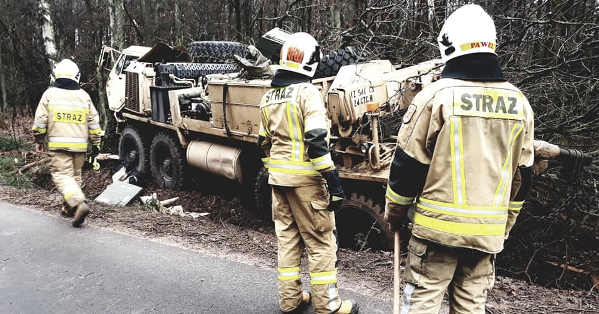 Wypadek pojazdu amerykańskiej armii