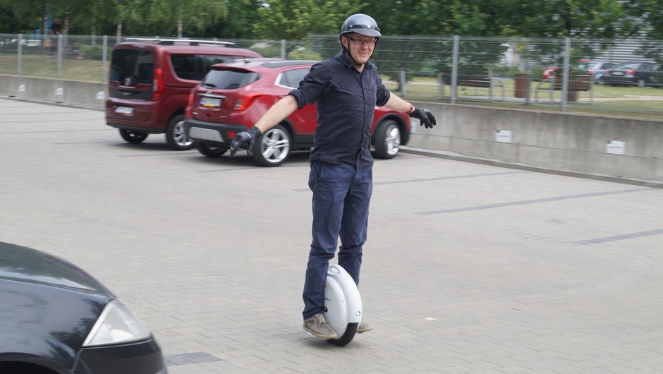 Koło fortuny - test monocykla bWheel U8