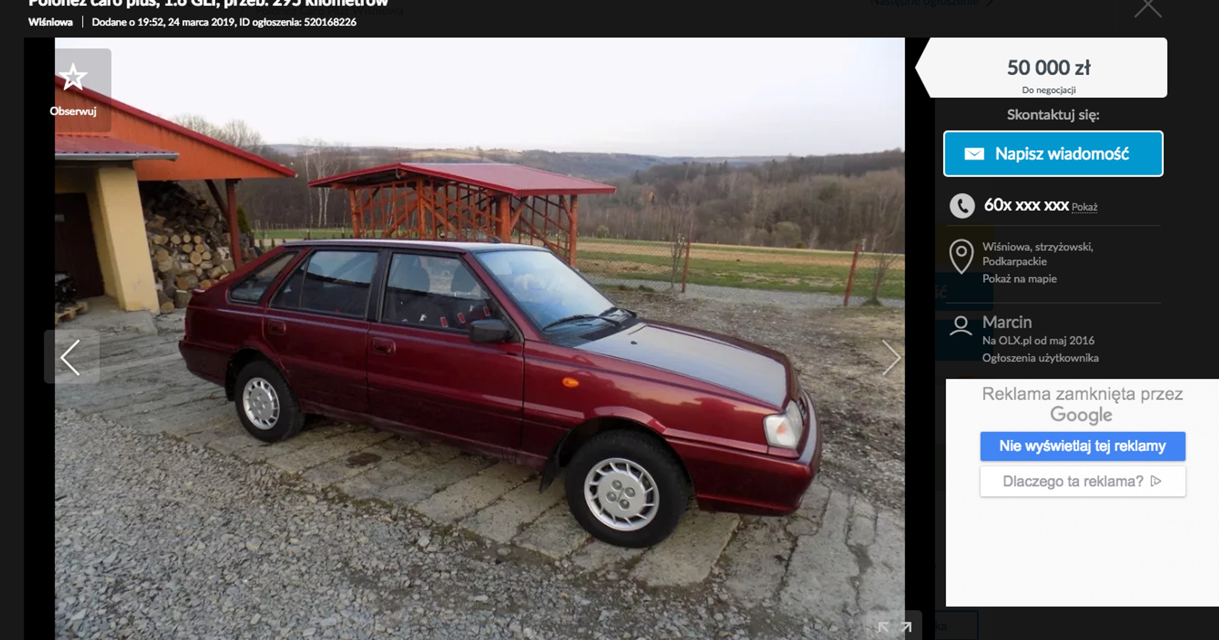 Fabrycznie nowy Polonez za 50 tys. złotych