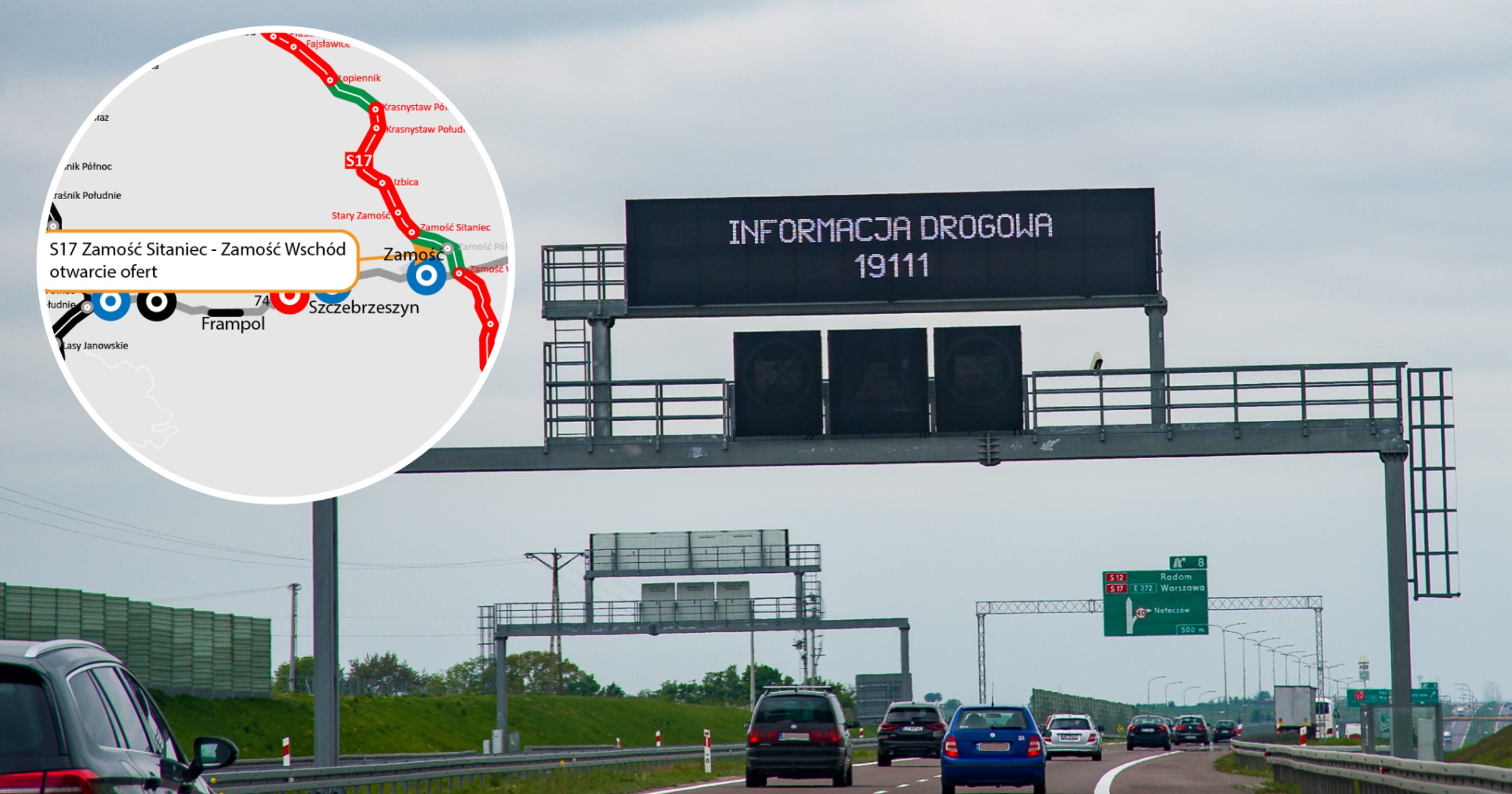 Droga S17 Zamość Sitaniec - Zamość Wschód