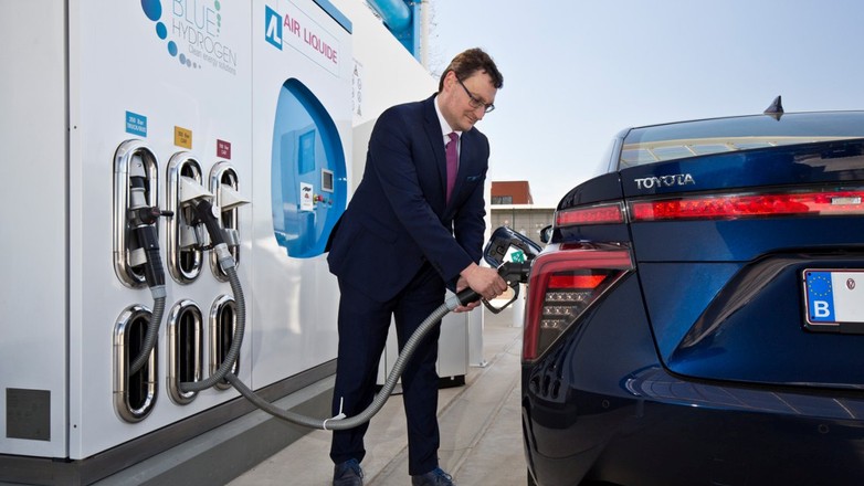 Stacja tankowania wodoru - Belgia