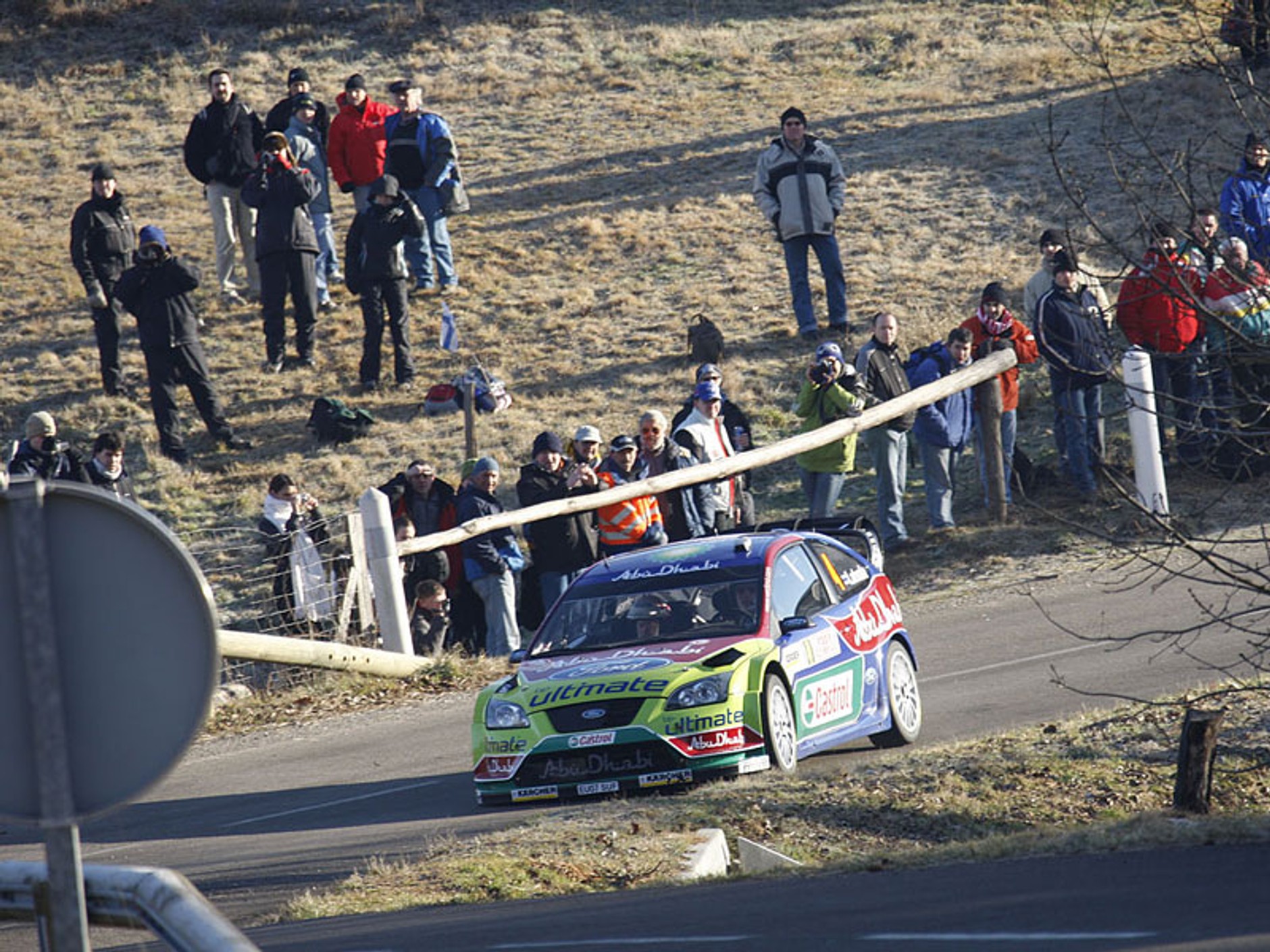 Rajd Monte Carlo 2008: pechowy Sordo, spokojny Hirvonen (relacja z trzeciego etapu)