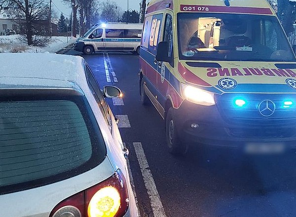 13-latka potrącona na przejściu dla pieszych. Miała wiele szczęścia
