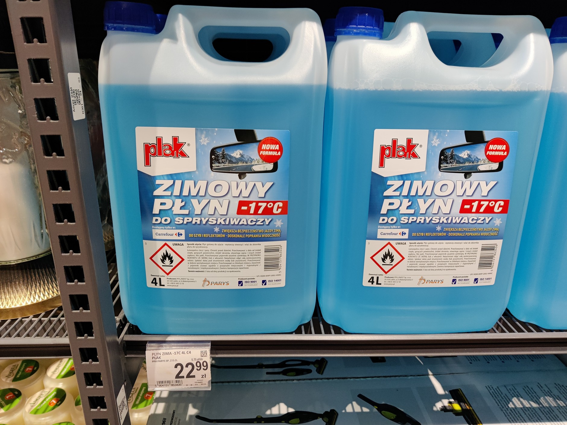 Płyn do spryskiwaczy Plak w Carrefour - 22,99 zł