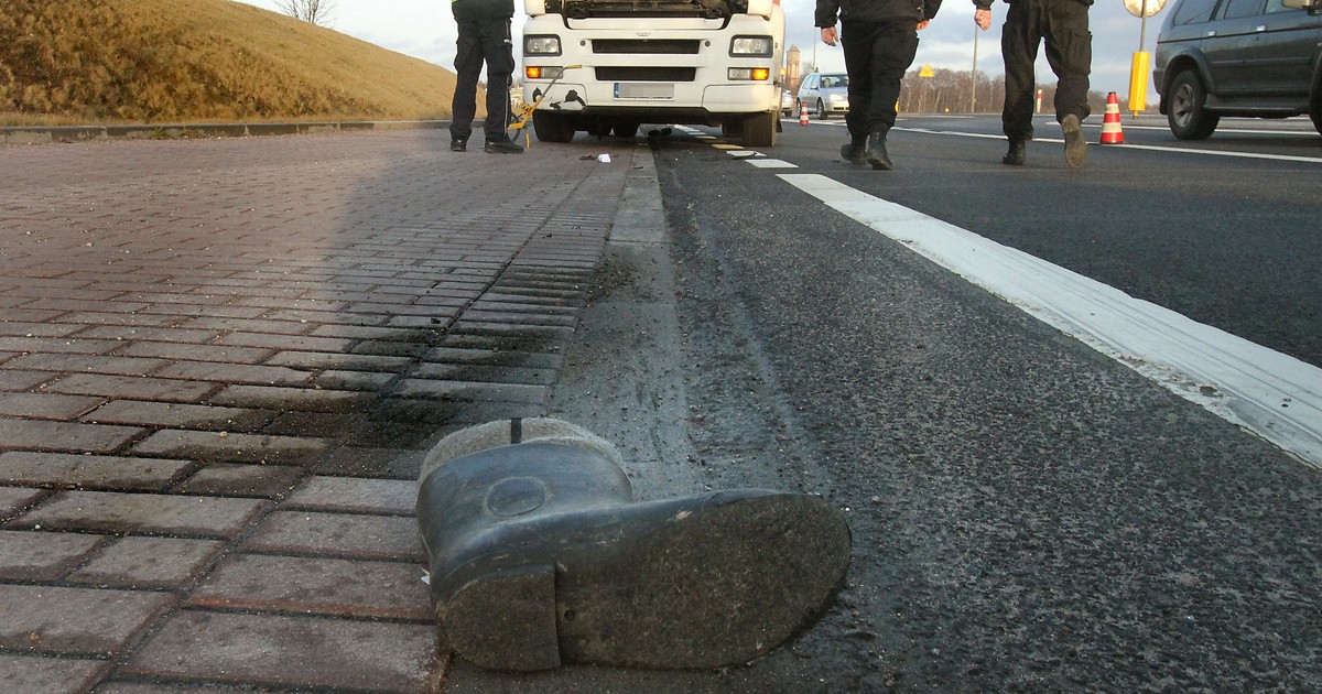 Wypadek na autostradzie