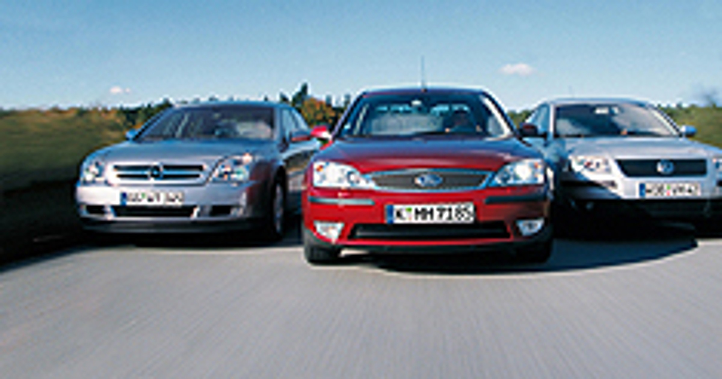 Opel Vectra, Ford Mondeo, VW Passat - Trzy pomysły na  rodzinnego sedana z dieslem