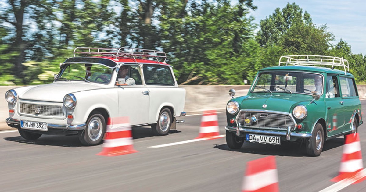 Trabant 601 Universal kontra Mini Traveller - dwusuw z NRD czy Mini-maluch?