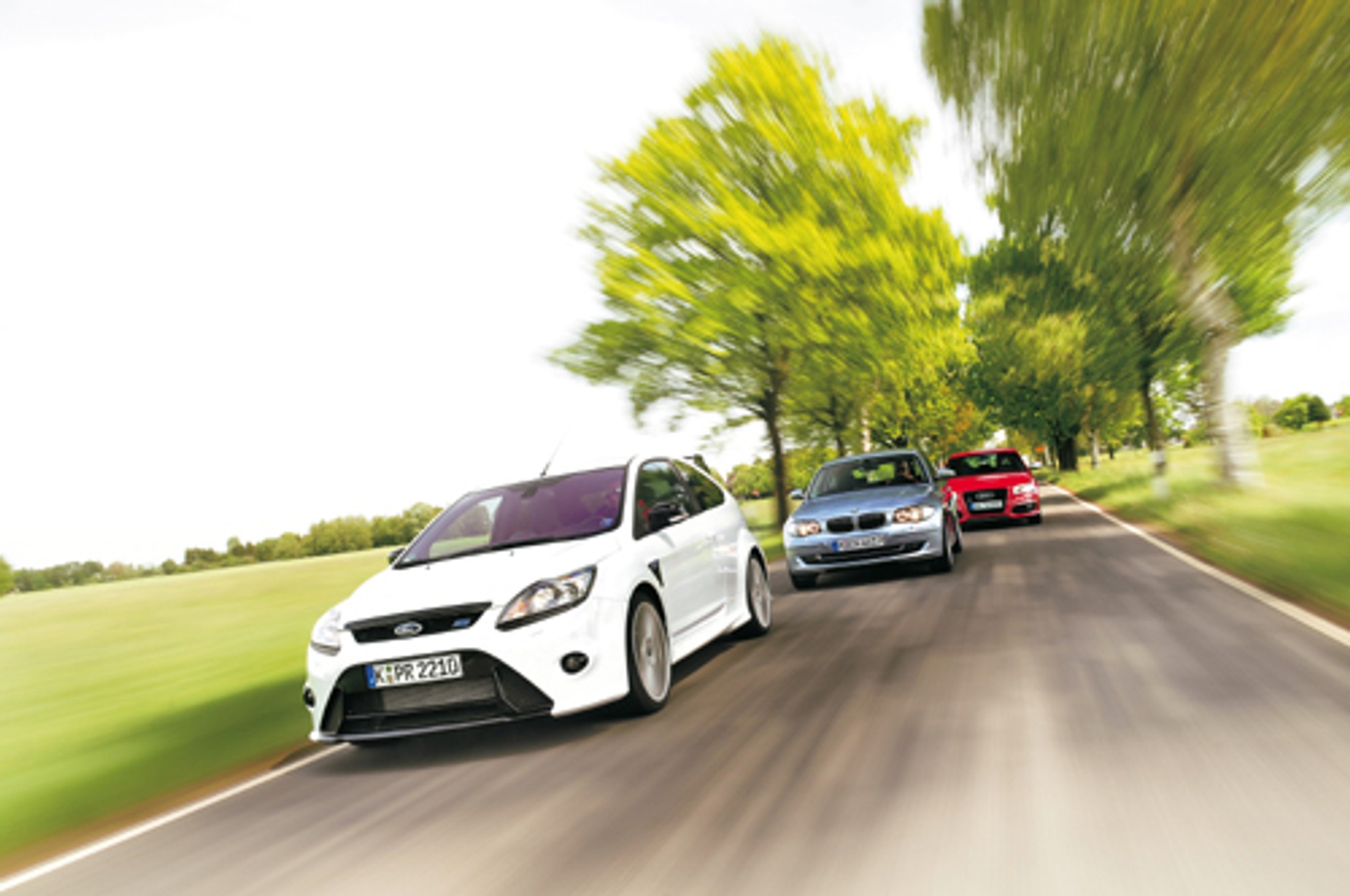 Powrót legendy: Ford Focus RS kontra Audi S3 i BMW 130i