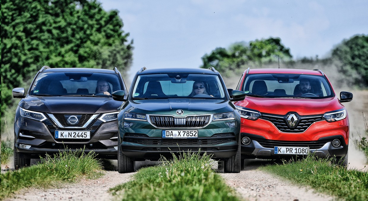 Nissan Qashqai kontra Renault Kadjar i Skoda Karoq - który model będzie lepszym wyborem?