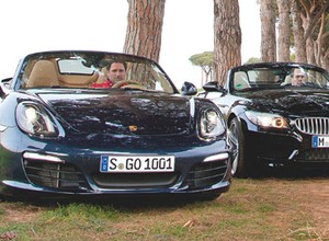 Boxster kontra BMW Z4, Audi TT i Mercedes SLK: czy Porsche pokona konkurentów