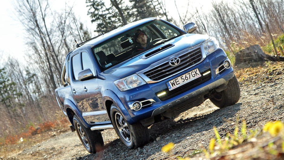 Adam Małysz testuje Toyotę Hilux