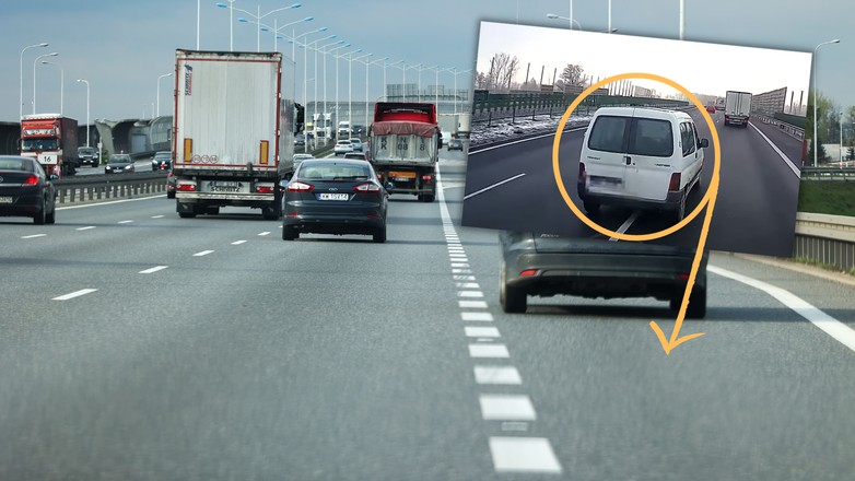 Wielu kierowców nie wie, jak używać pasa rozpędowego (Screen: YouTube/StopCham)