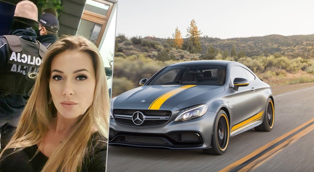 Sylwia Peretti miała ciekawe auta. Przykładem jest Mercedes C 63 S AMG