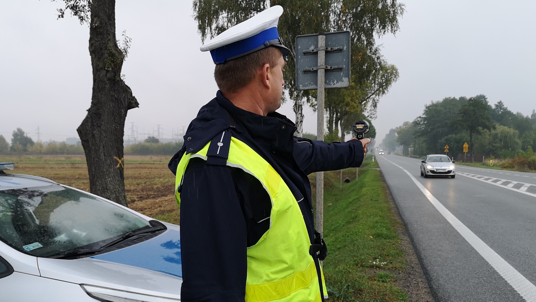 Pomiar prędkości miernikiem laserowym