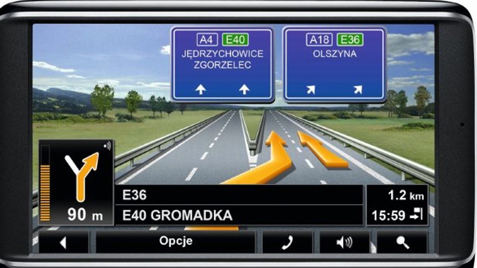Nawigacja bez dotykania