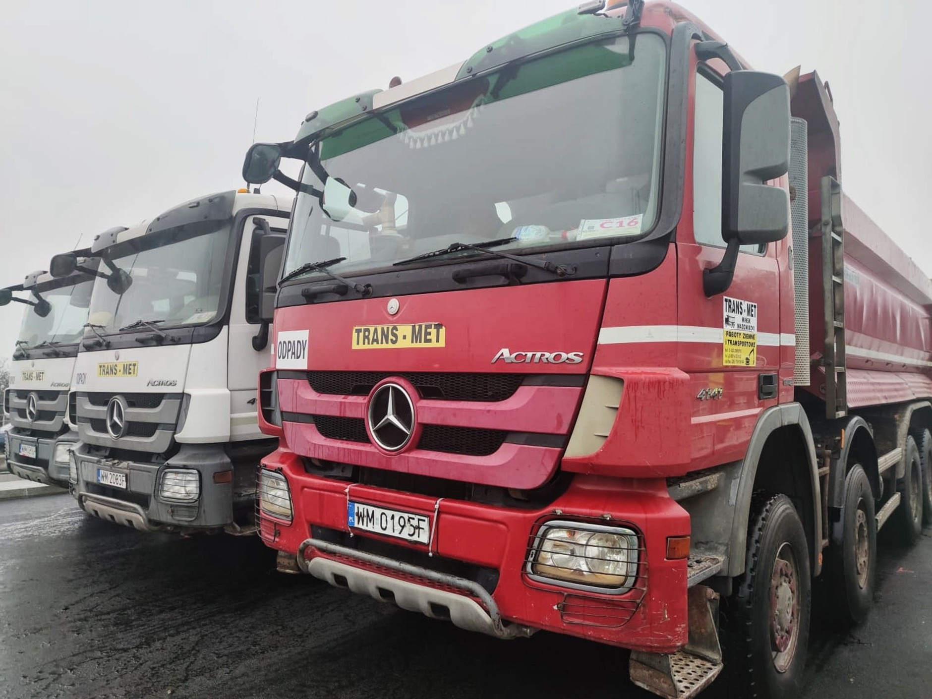 Próby obciążeniowe północnego wiaduktu Trasy Łazienkowskiej