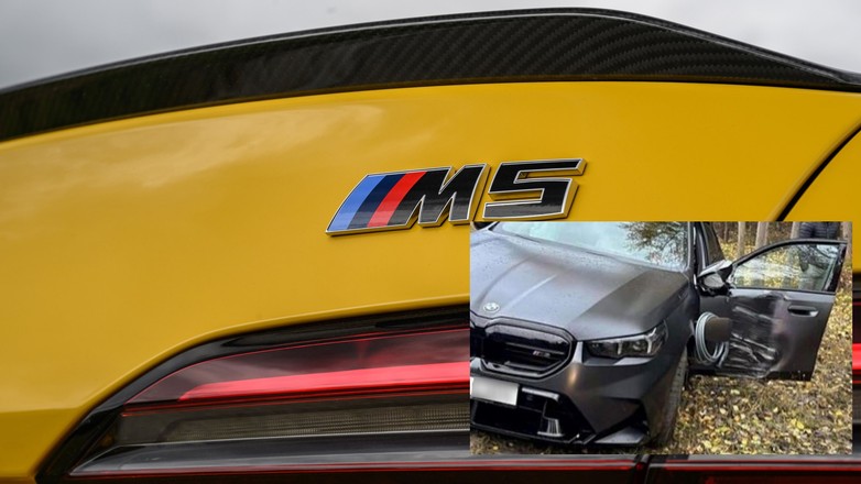 Zdarzenie z udziałem BMW M5 (G90) w Polsce