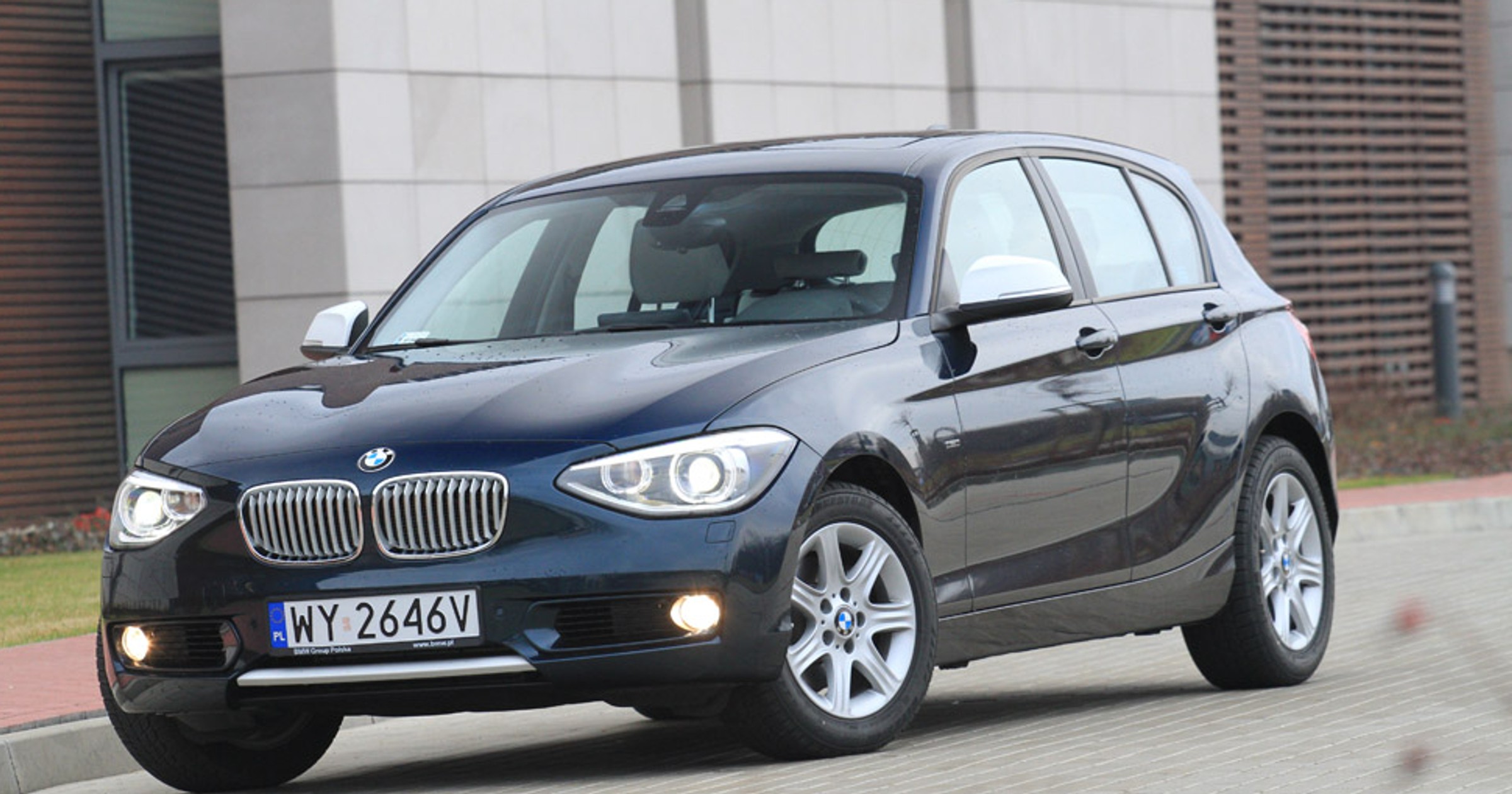 BMW 120d: zwraca uwagę przechodniów