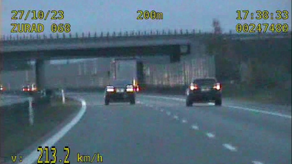 21-latek stracił prawo jazdy za piractwo drogowe na A1