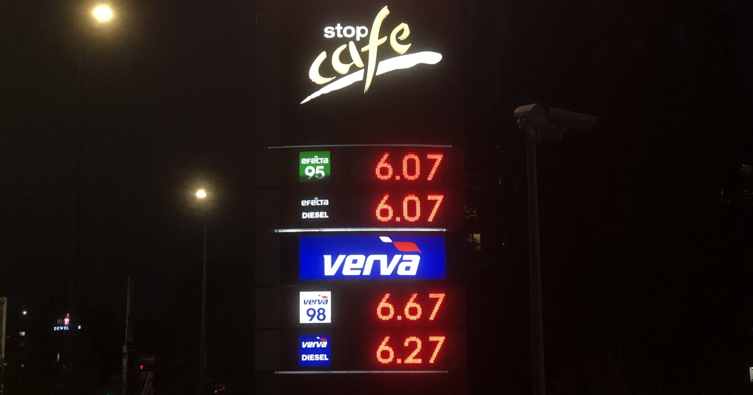 Ceny paliw na stacji Orlen w Warszawie 19 października 2023 r.