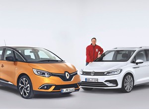 Renault Scenic kontra Volkswagen Touran - dwa pomysły na vana