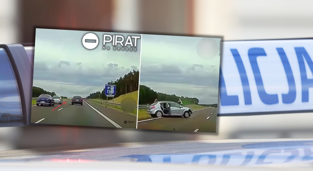 Wypadek na S7 miał dramatyczny przebieg (fot. screen z youtube.com/@stoppiratnadrodze9073)